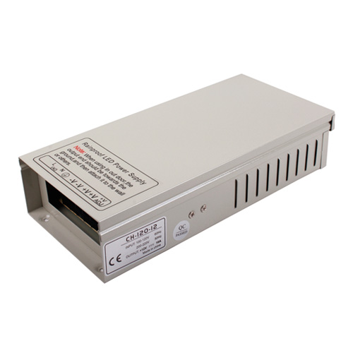 120W DC12/24V Rainproof Switching Enclosed LED Driver Transformer Power Supply For LED Lighting